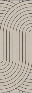 BAUX X-FELT Panels Flow Pinstripe