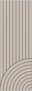BAUX X-FELT Panels Ripple Pinstripe