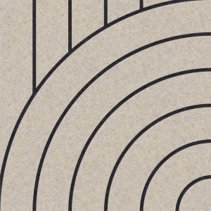 BAUX X-FELT Tiles Ripple Pinstripe