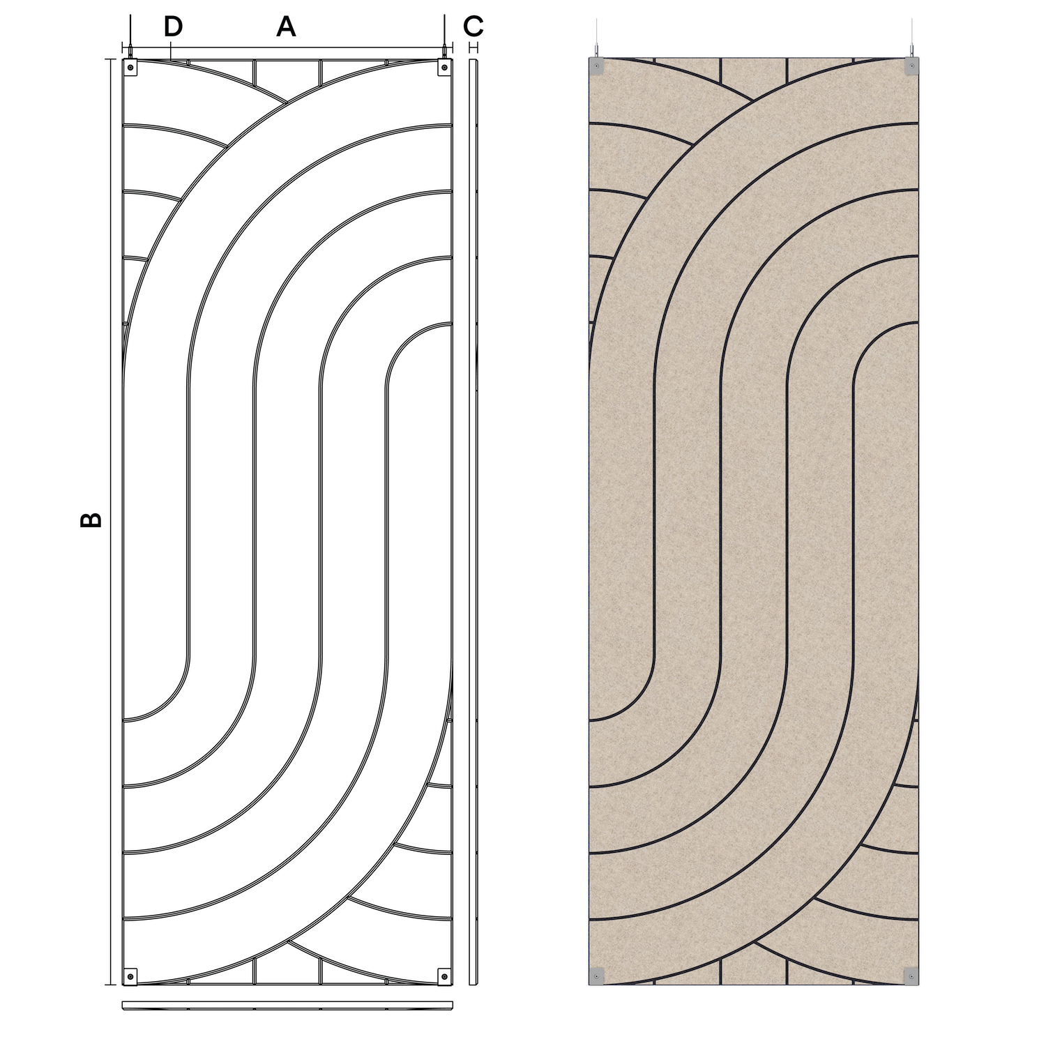 Floating Flow Widestripe
