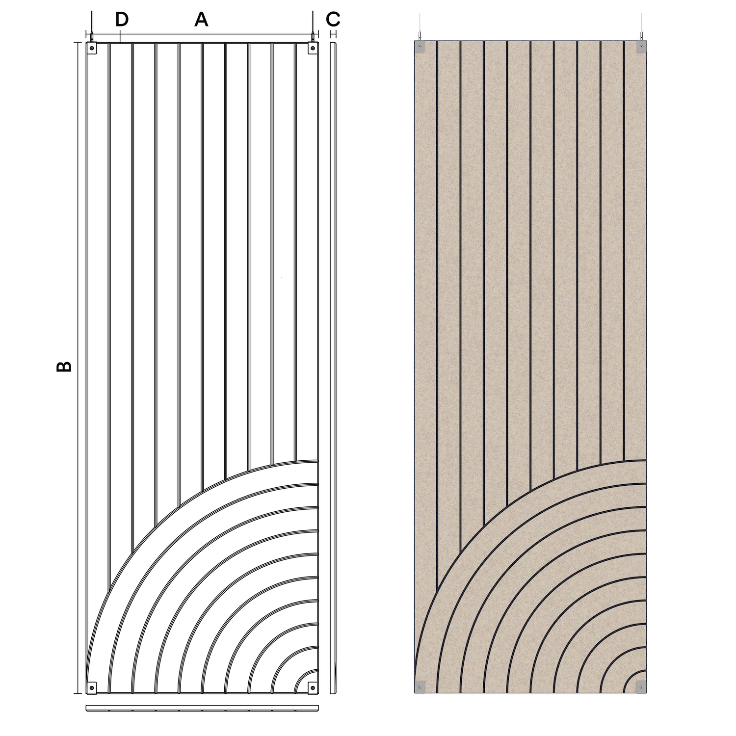 Floating Ripple Pinstripe