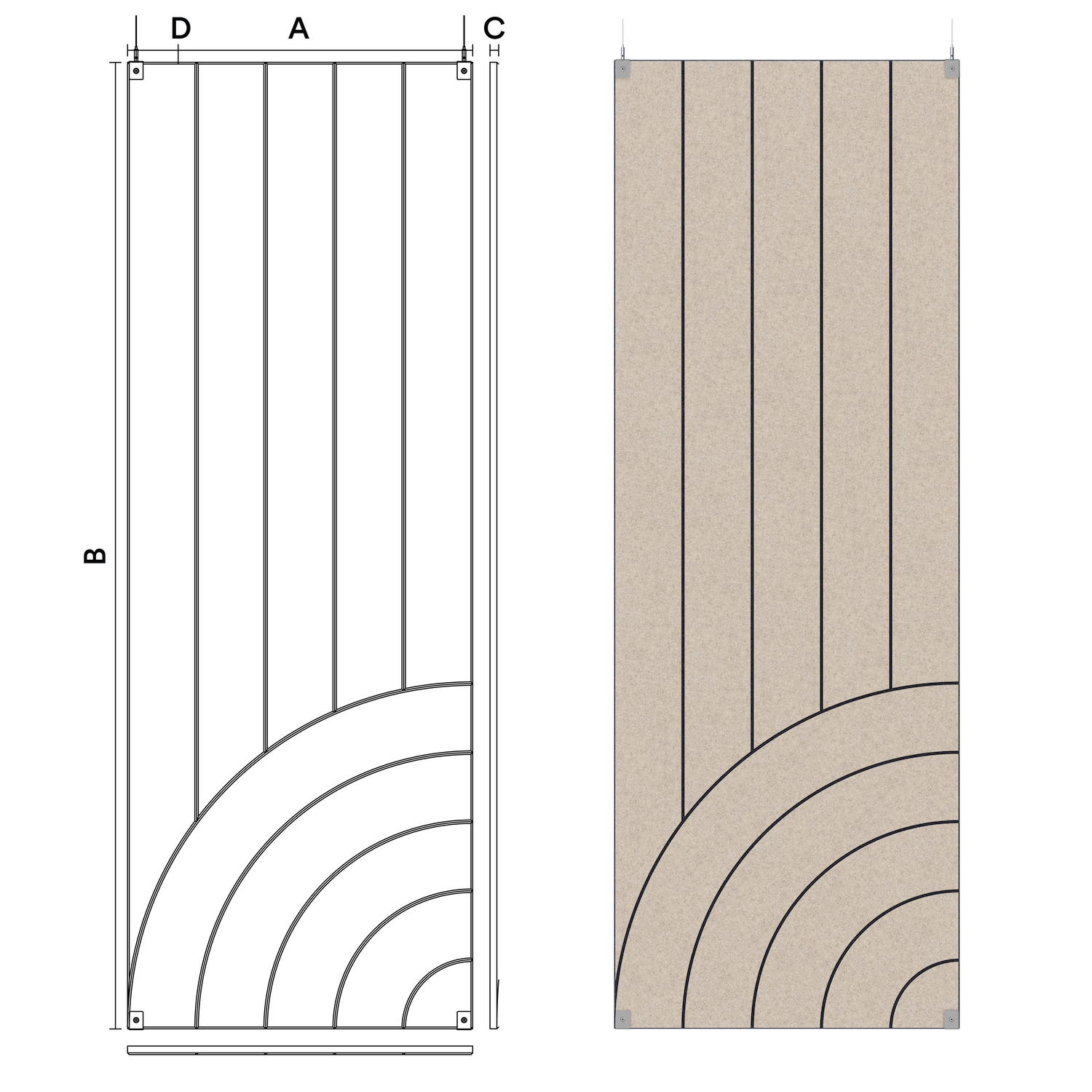 Floating Ripple Widestripe