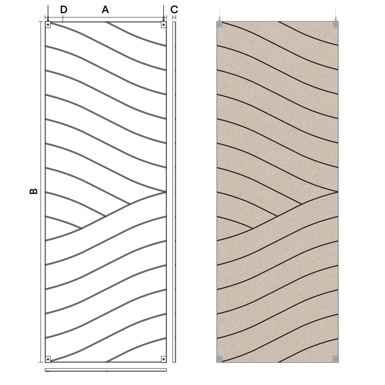 Floating Wave Widestripe