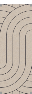 BAUX X-FELT Floating Panels Flow Widestripe