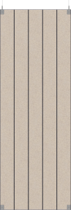 BAUX X-FELT Floating Panels Straight Widestripe